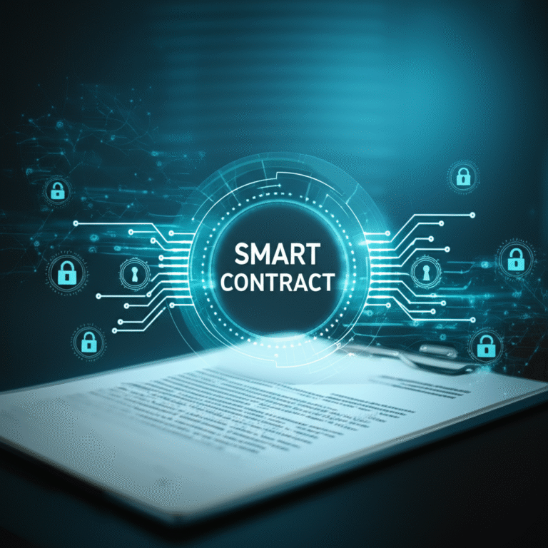 Smart Contracts Automáticos Contrato inteligente sendo executado automaticamente em blockchain