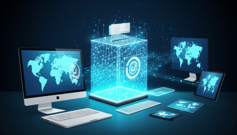 Votação Eletrônica Segura Sistema de votação online seguro com blockchain