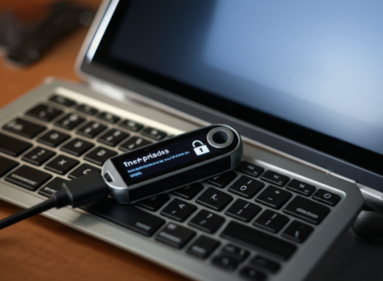 Segurança de Hardware para Criptomoedas Chave de segurança de hardware para proteger criptomoedas