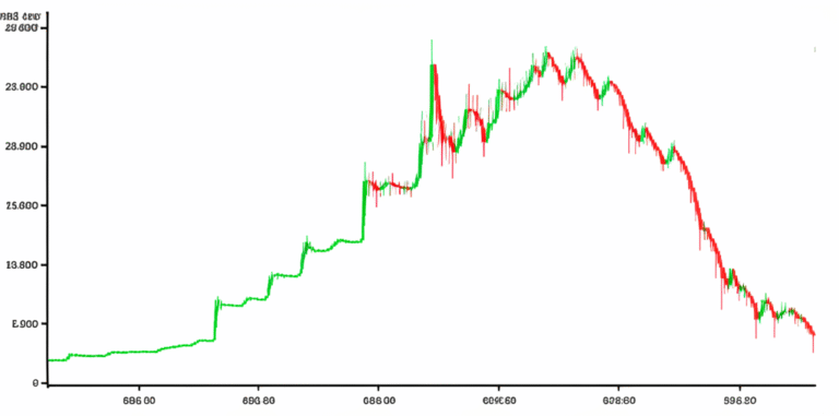 Efeito Halo e Valorização de Criptomoedas Gráfico mostrando o aumento de valor de uma criptomoeda influenciado pelo Efeito Halo.