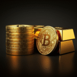 Gráfico demonstrando a escassez do Bitcoin comparada ao ouro